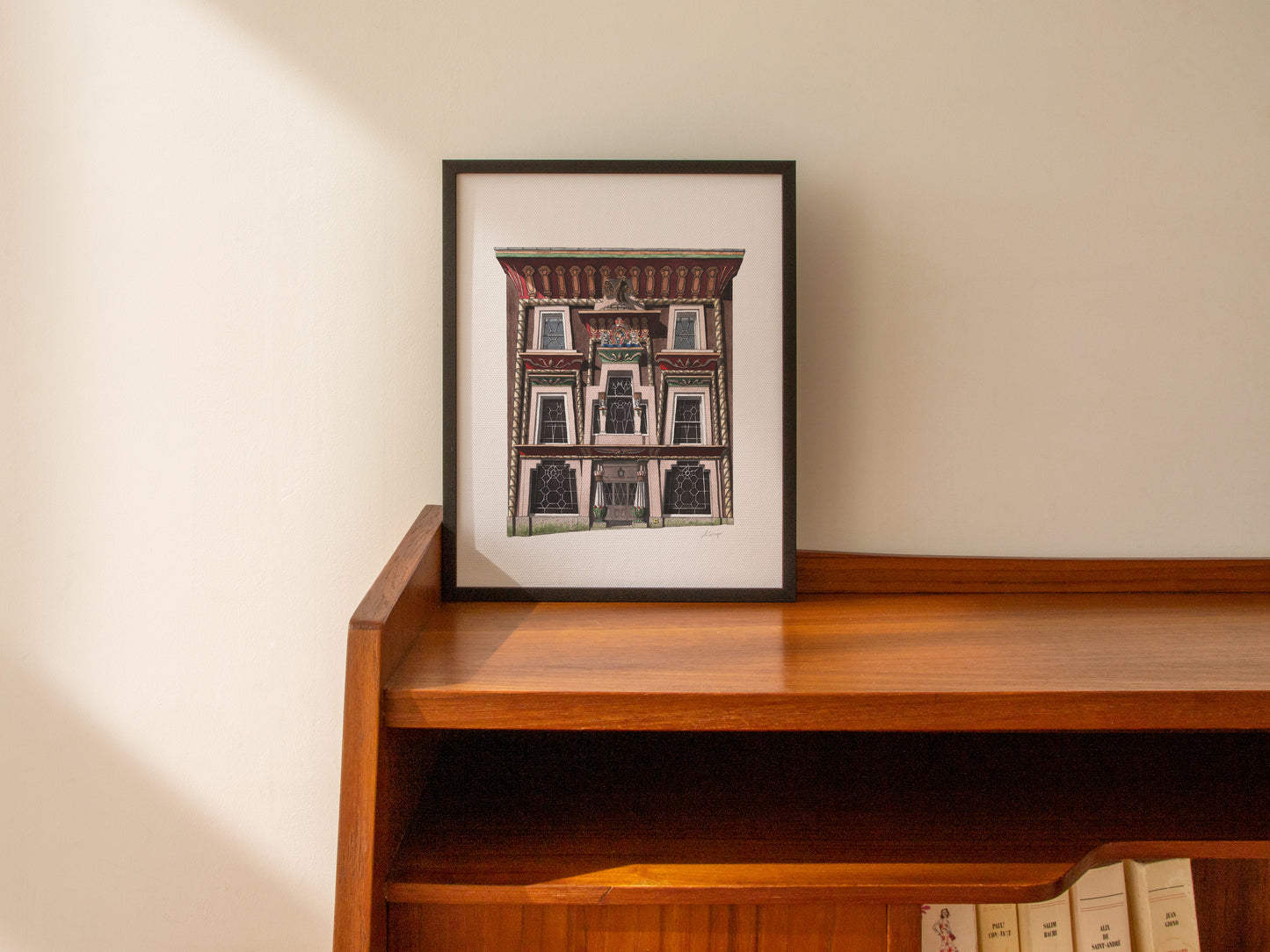 Cornwall - Penzance - The Egyptian House - Giclée Print (unframed)