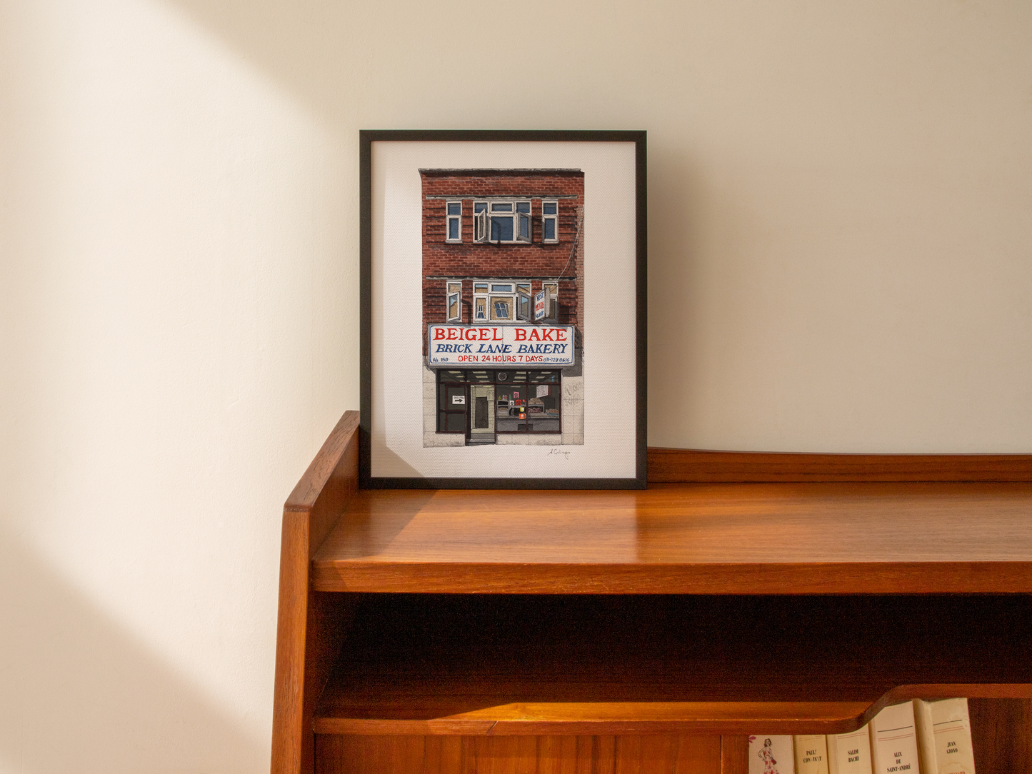 Brick Lane - Beigel Bake - Giclée Print (unframed) - Shoreditch