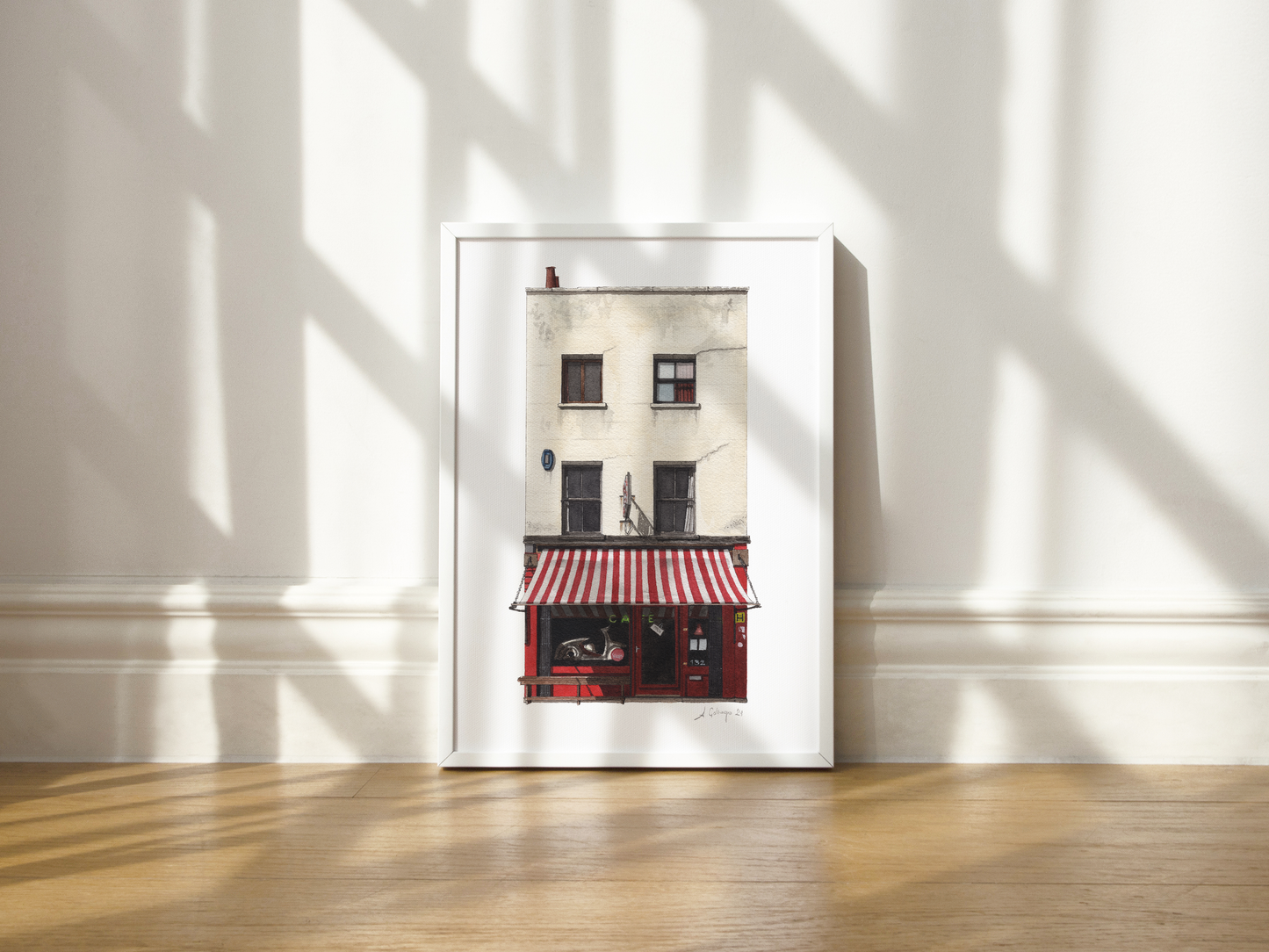 Waterloo - Scootercaffe - Giclée Print (unframed)