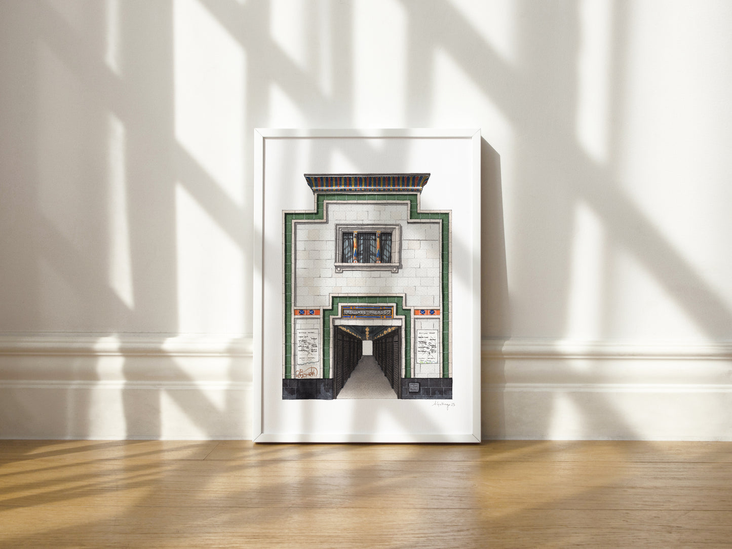 Brixton - Reliance Arcade - Egyptian Façade- Giclée Print (unframed)