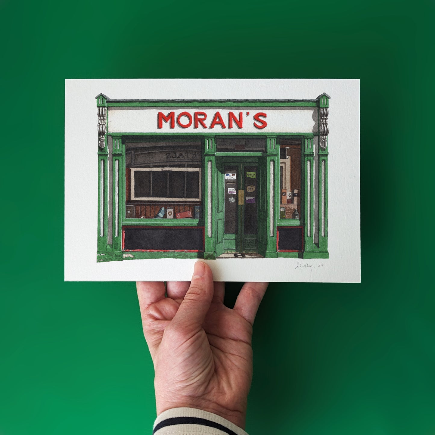 Westport - Moran's - Giclée Print (unframed) - Co. Mayo. Ireland