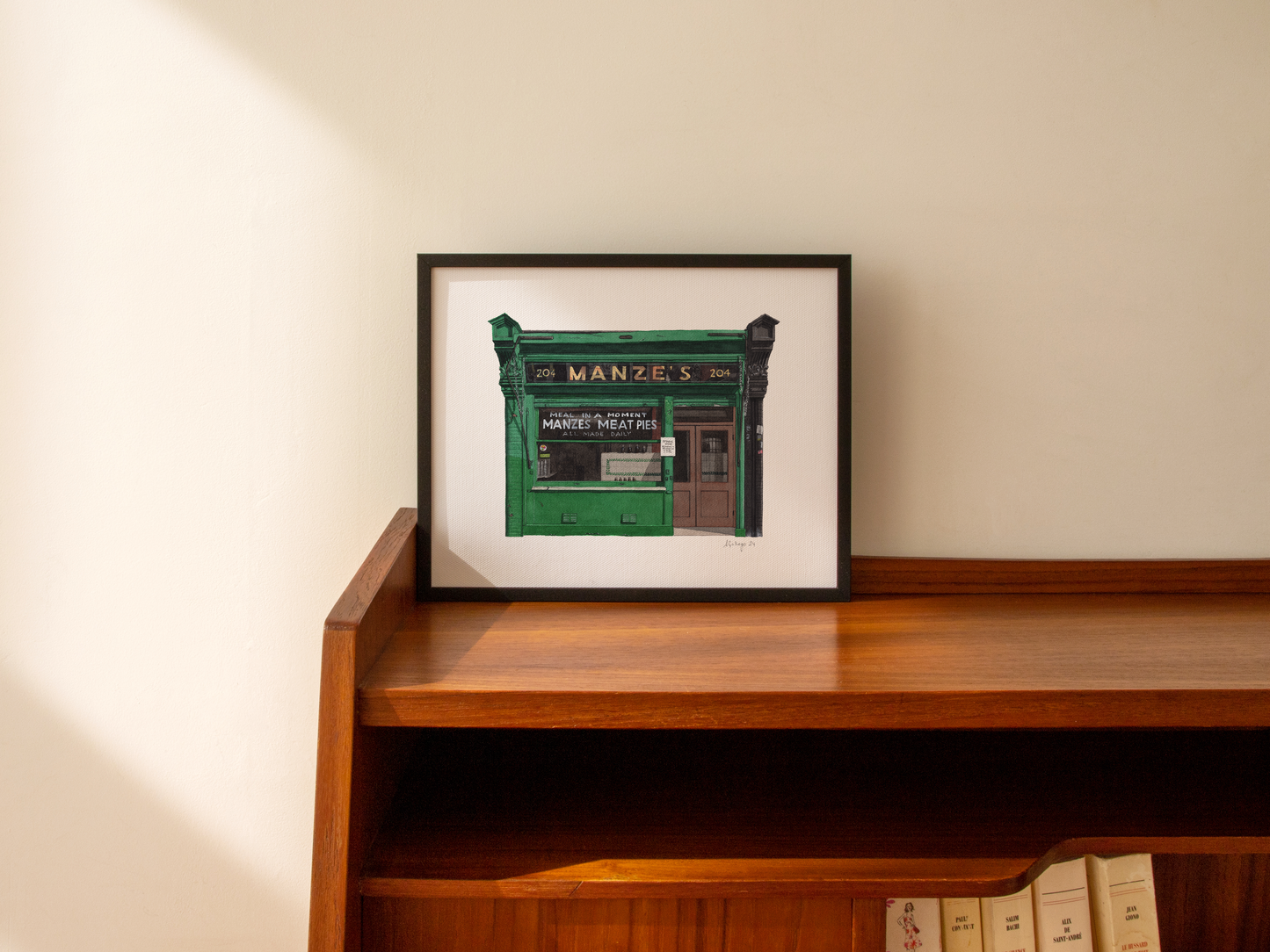 Deptford - Manze's - Pie & Mash shop - Giclée Print (unframed)