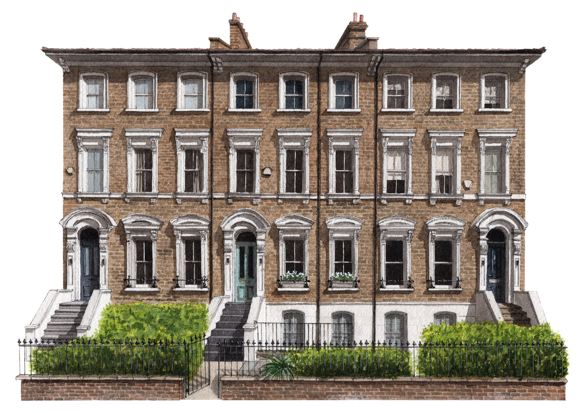 Canonbury - Willow Bridge Road - Original watercolour painting (unframed)