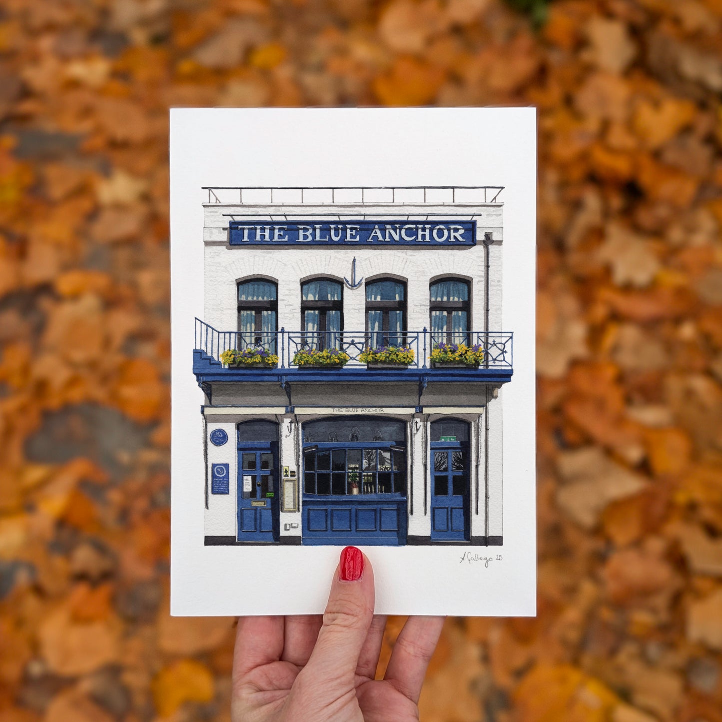 Hammersmith - The Blue Anchor - Giclée Print (unframed)