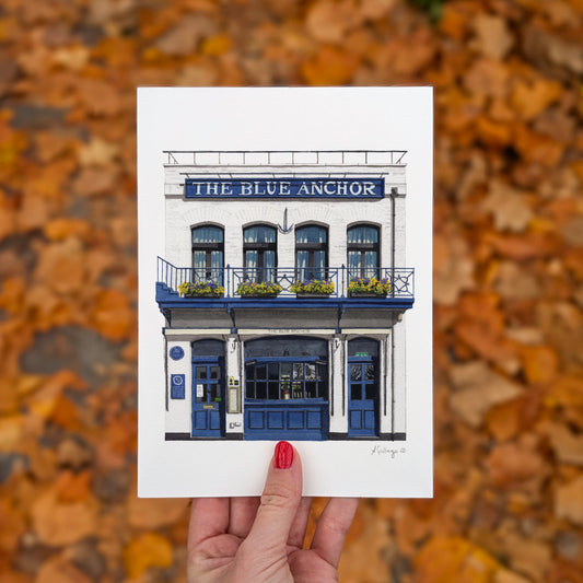 Hammersmith - The Blue Anchor - Giclée Print (unframed)