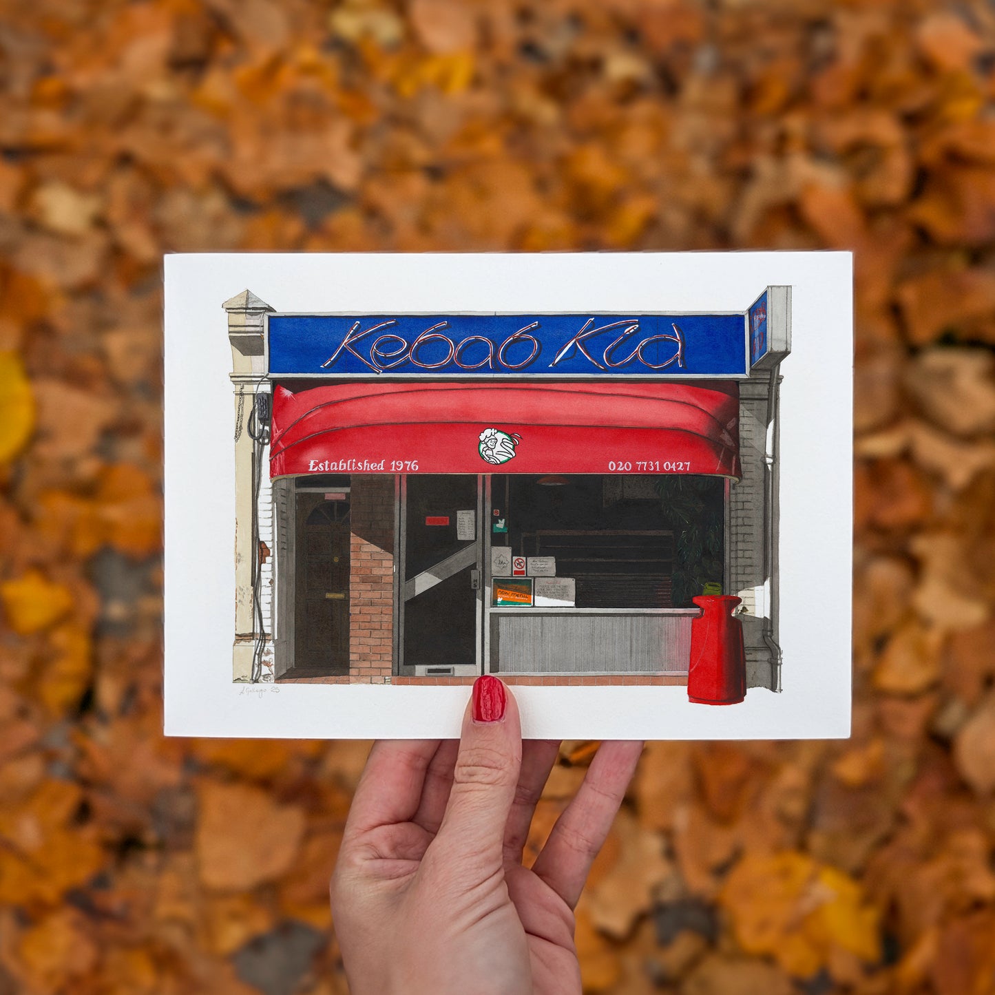 Fulham - Kebab Kid - Giclée Print (unframed)