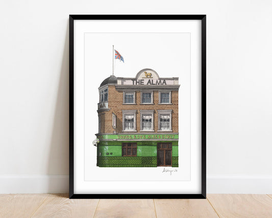 Wandsworth Town - The Alma - Giclée Print (unframed)