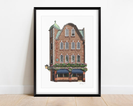 Soho - The Blue Posts pub - Giclée Print (unframed)