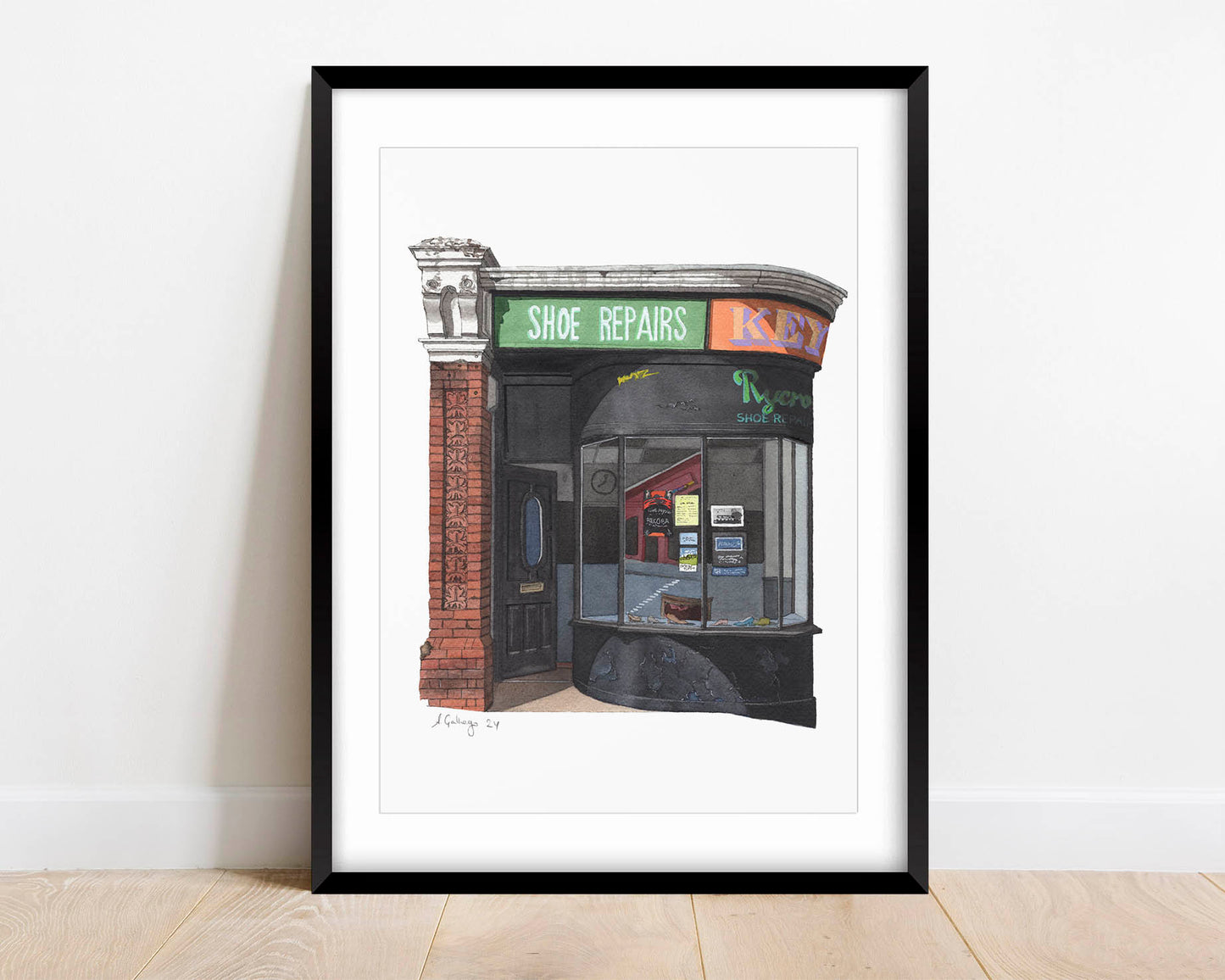 Streatham - Rycroft's - Shore repair shop - Giclée Print (unframed)