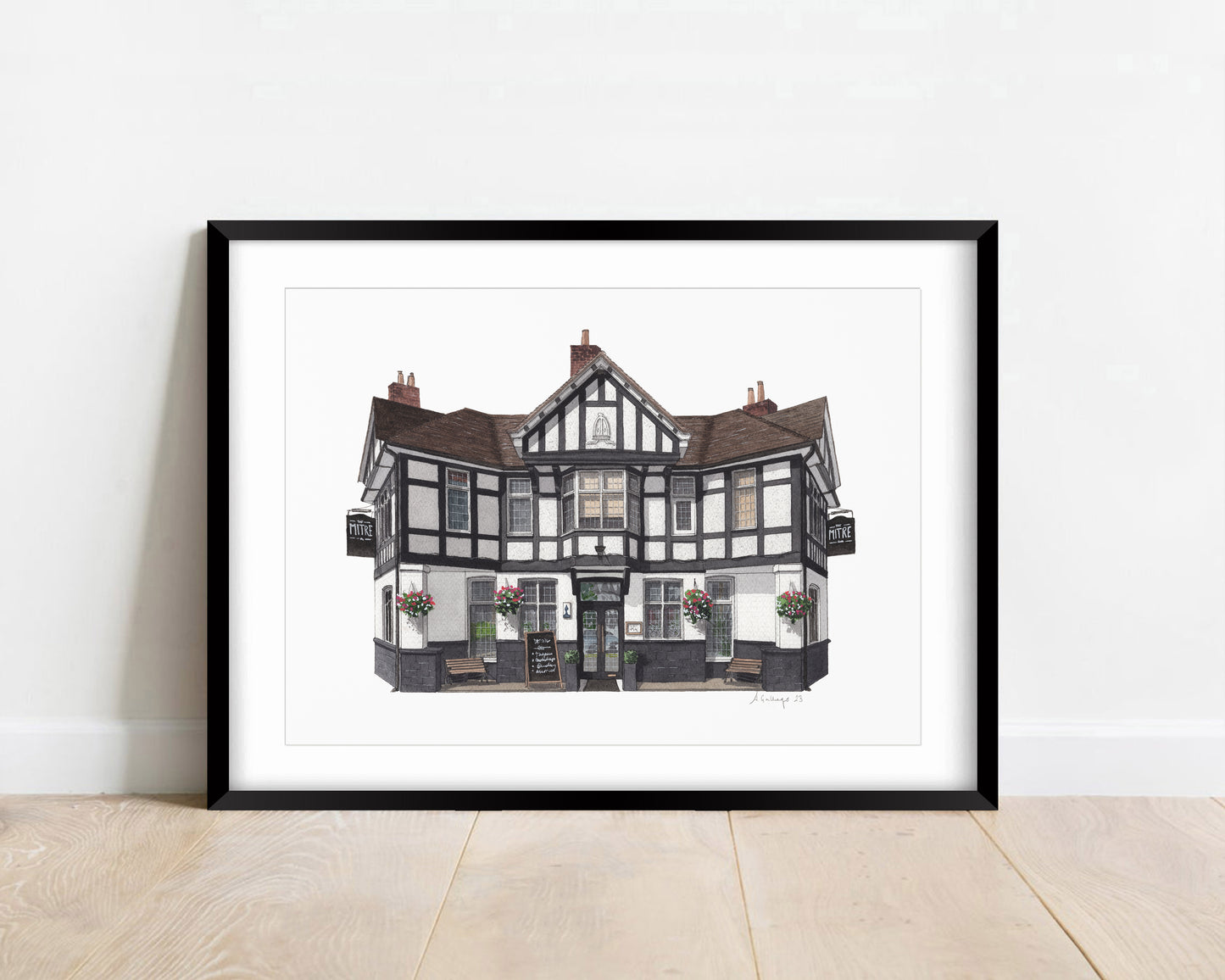 Fulham - The Mitre - Giclée Print (unframed)