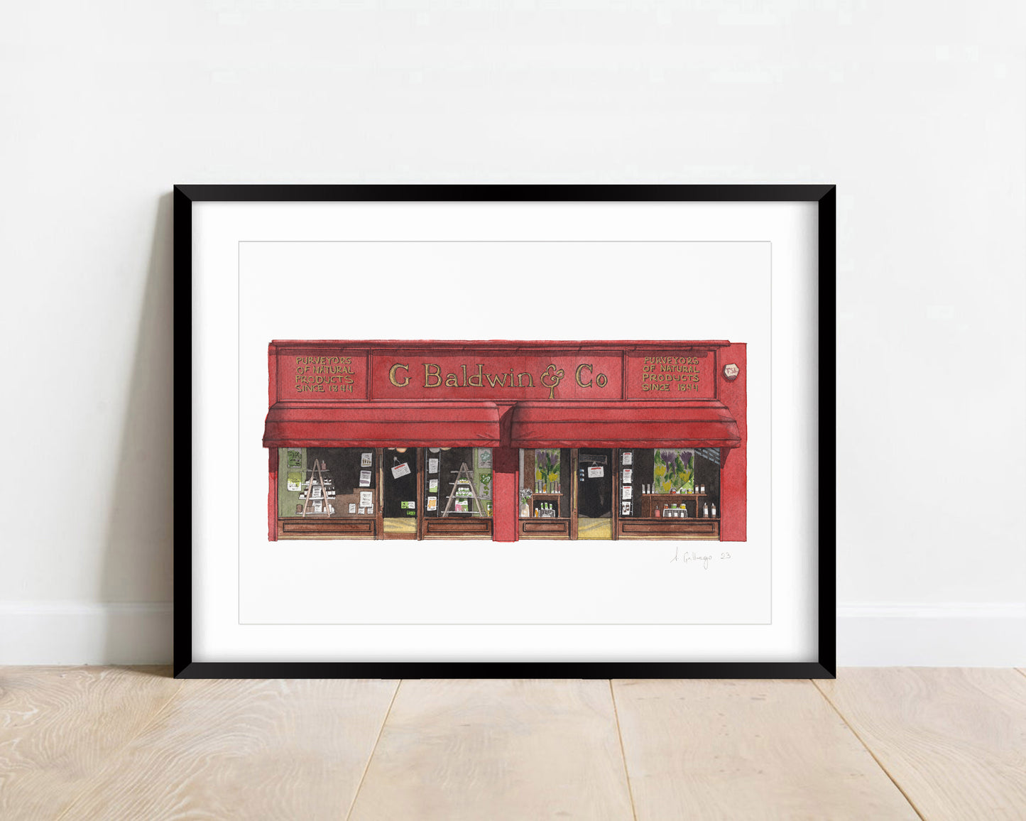 Elephant & Castle - G Baldwin & Co - Giclée Print (unframed)