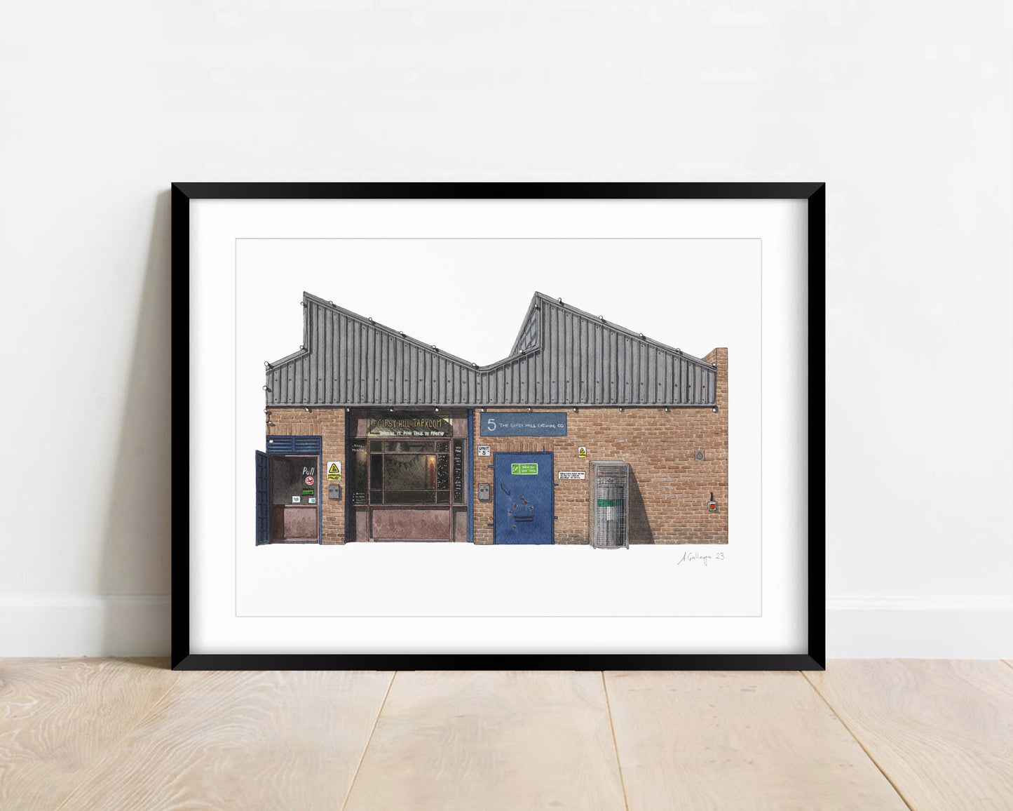Gipsy Hill - Gipsy Hill Brewery Taproom - Giclée Print (unframed)