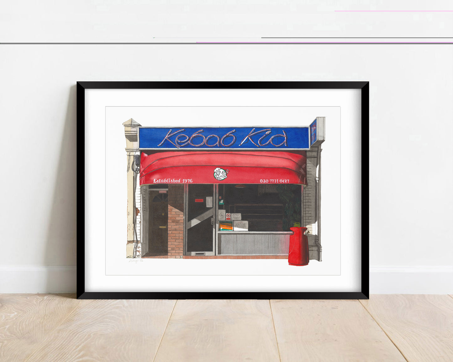 Fulham - Kebab Kid - Giclée Print (unframed)