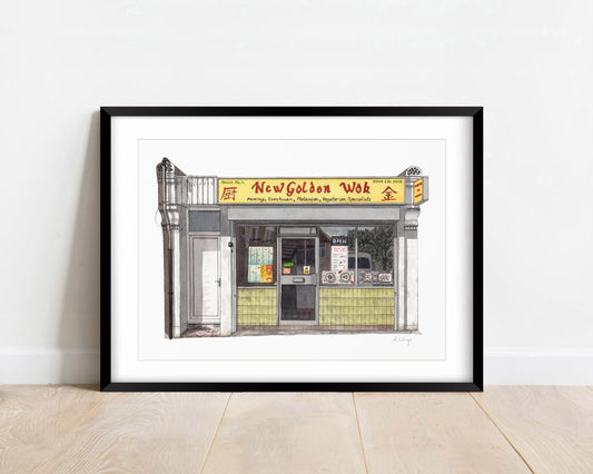 West Norwood - New Golden Wok - Giclée Print (unframed)