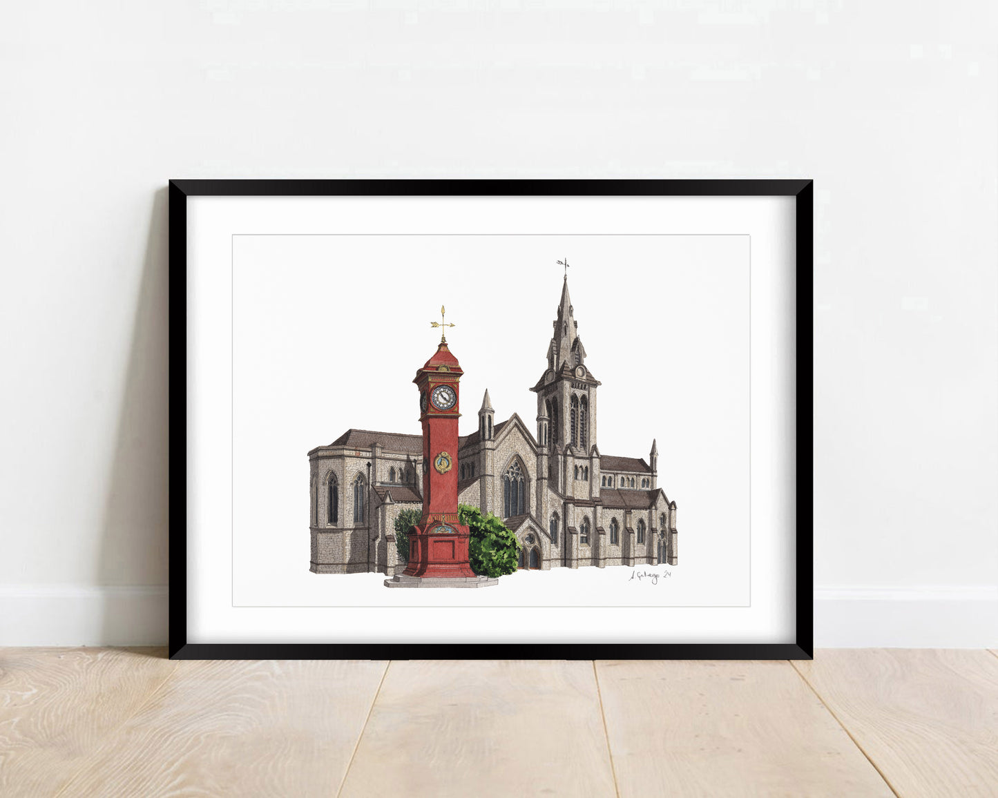 Highbury Place Clocktower - Giclée Print (unframed)
