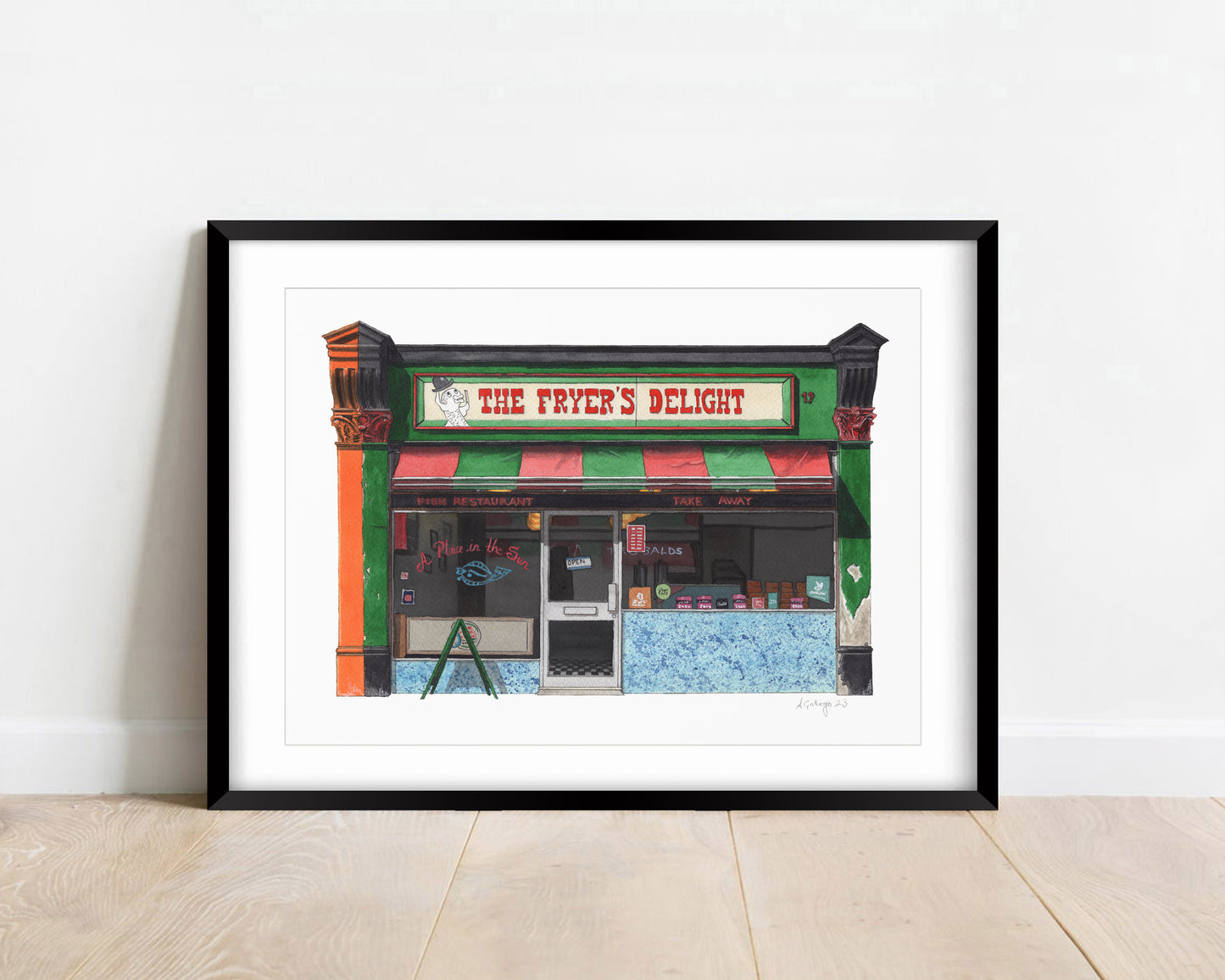 Holborn - The Fryer's Delight - Giclée Print (unframed)