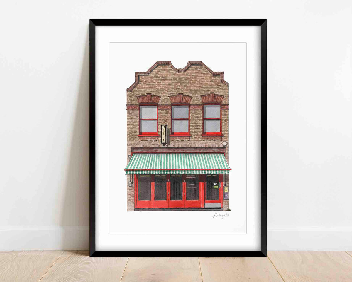 Balham - Heidi - Original watercolour painting (unframed)