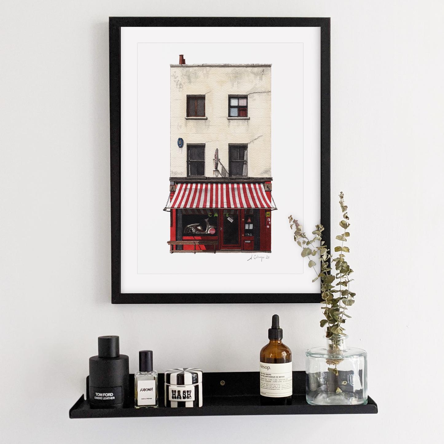 Waterloo - Scootercaffe - Giclée Print (unframed)