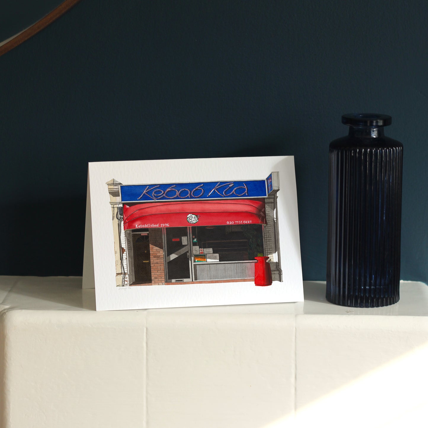 Fulham - Kebab Kid - Greeting card with envelope