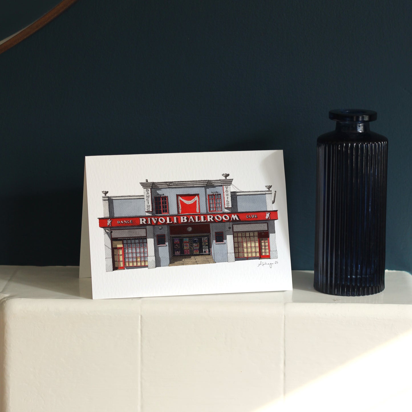 Brockley - Rivoli Ballroom - Greeting card with envelope