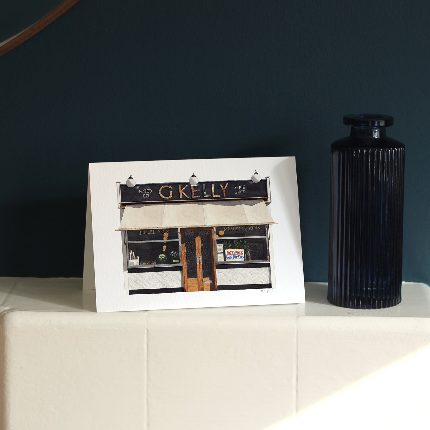 Bow - G Kelly - Greeting card with envelope