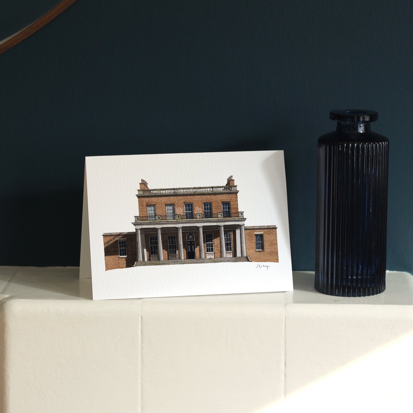 Stoke Newington - Clissold House - Greeting card with envelope - Newington Green