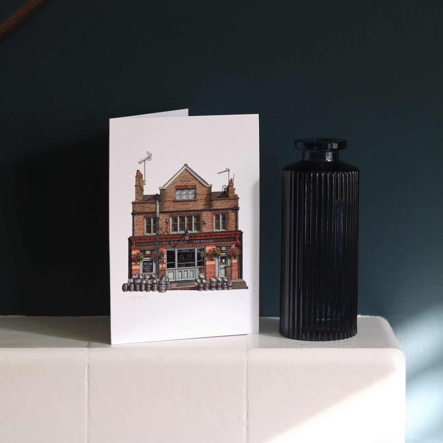 Clapham - The Eagle Ale House - Greeting card with envelope