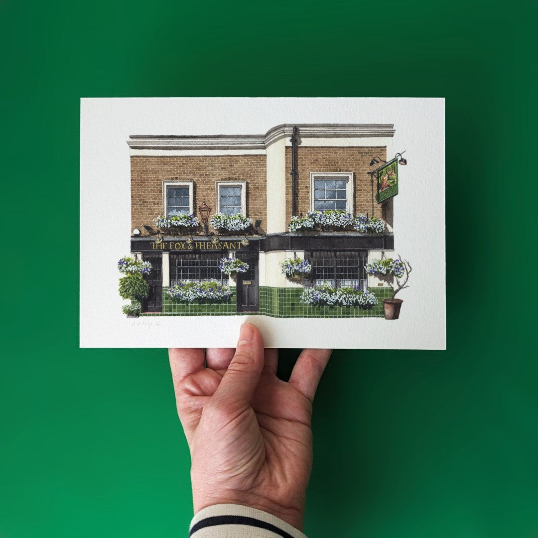Chelsea - Fulham - The Fox and Pheasant - Giclée Print (unframed) (Copy)