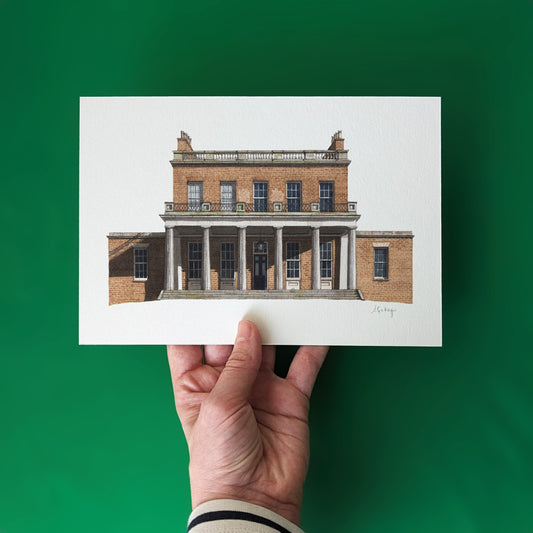 Stoke Newington - Clissold House - Giclée Print (unframed) - Newington Green