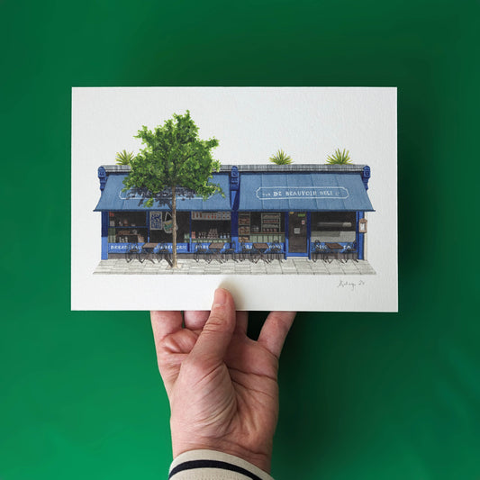 Islington - De Beauvoir Deli - Giclée Print (unframed) - Dalston