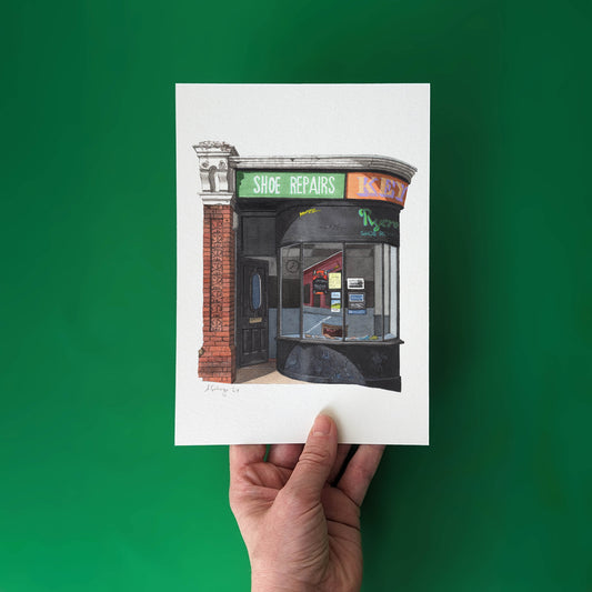 Streatham - Rycroft's - Shore repair shop - Giclée Print (unframed)