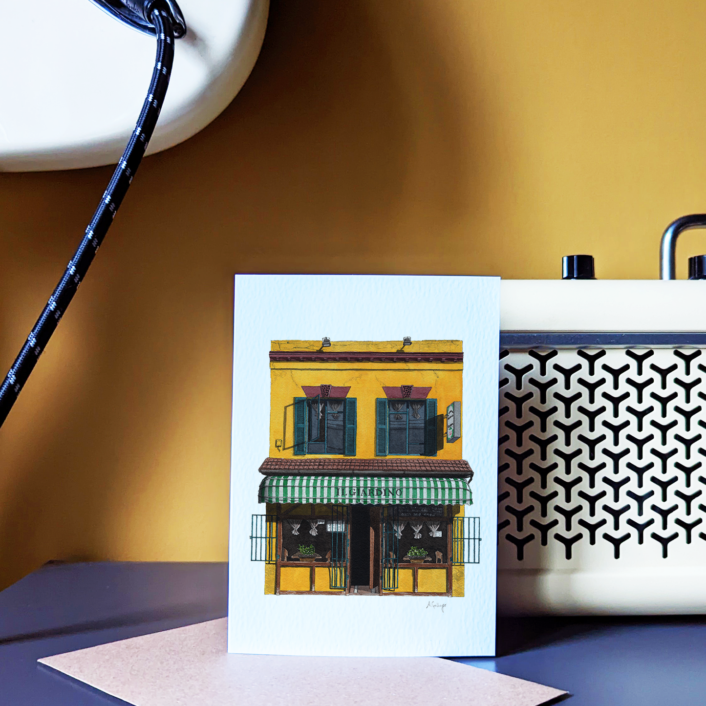 Peckham - Il Giardino - Greeting card with envelope