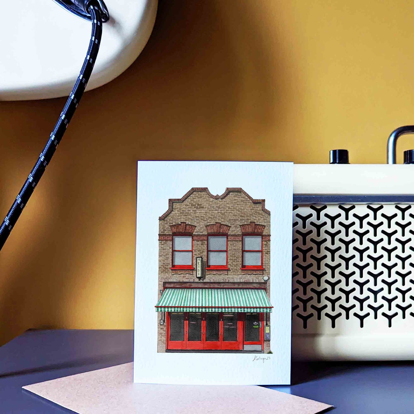 Balham - Heidi - Greeting card with envelope