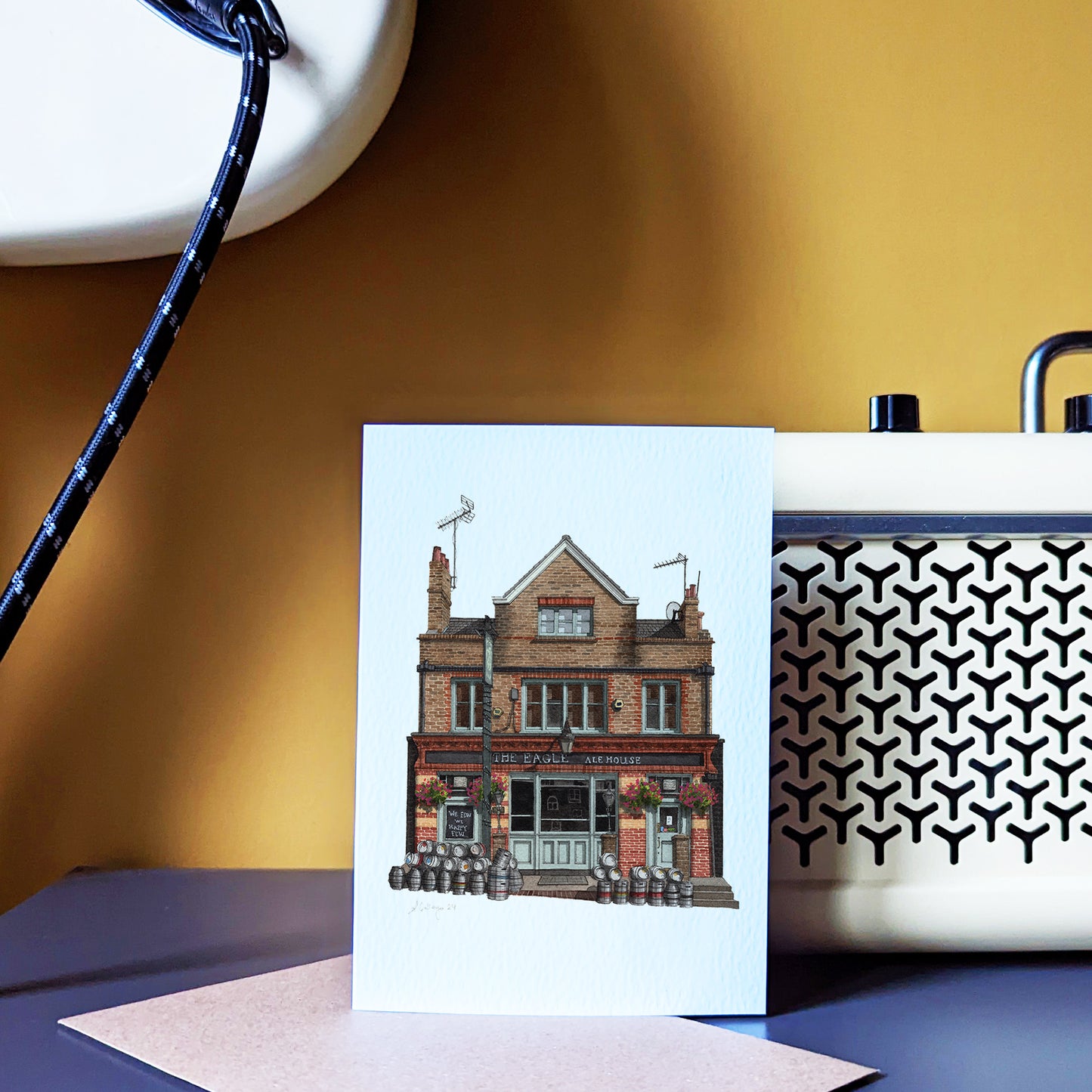 Clapham - The Eagle Ale House - Greeting card with envelope