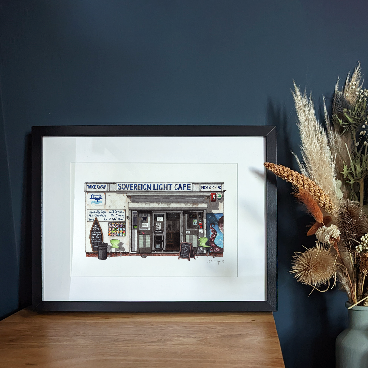 Bexhill - Sovereign Light Cafe - Giclée Print (unframed)