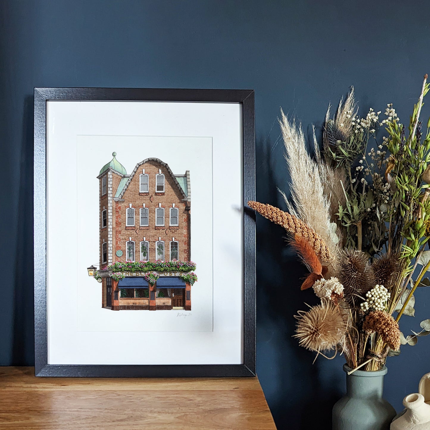 Soho - The Blue Posts pub - Giclée Print (unframed)