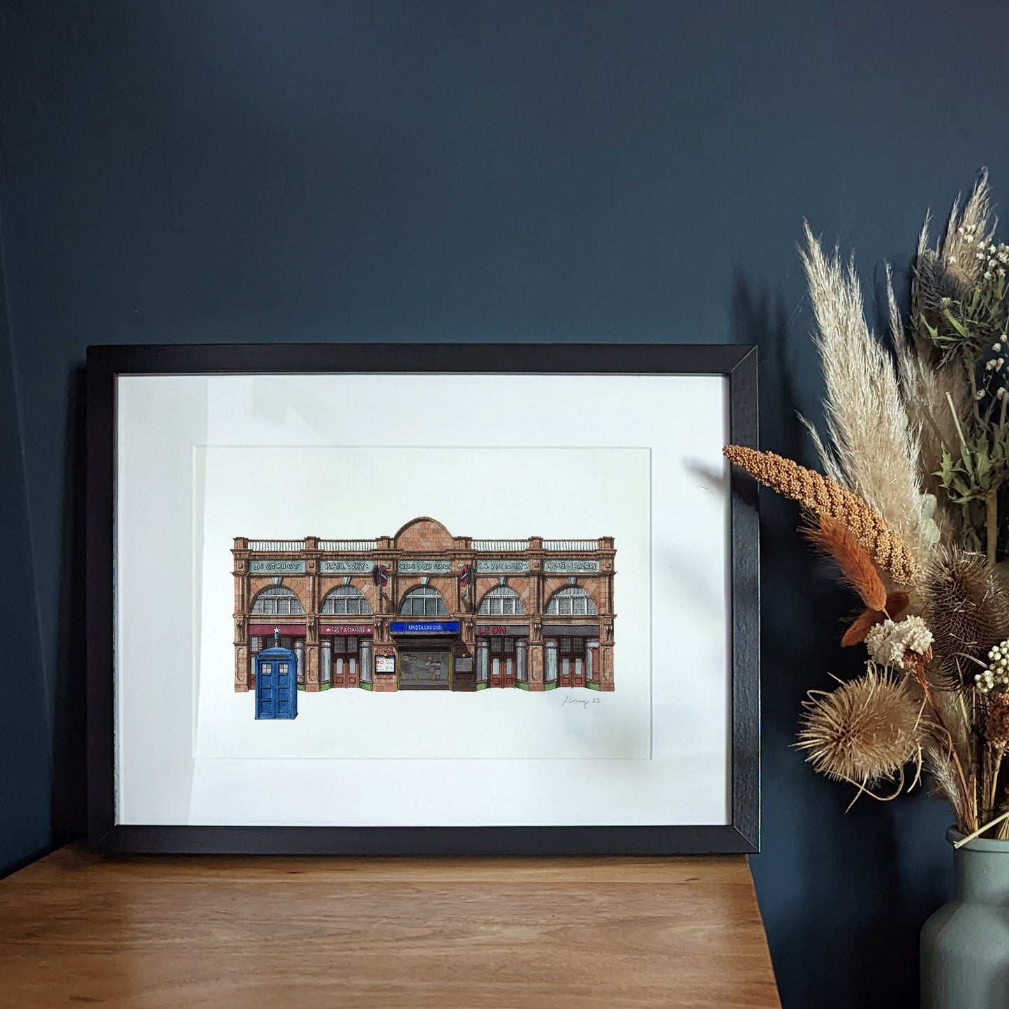 Earls Court Station - Giclée Print (unframed)