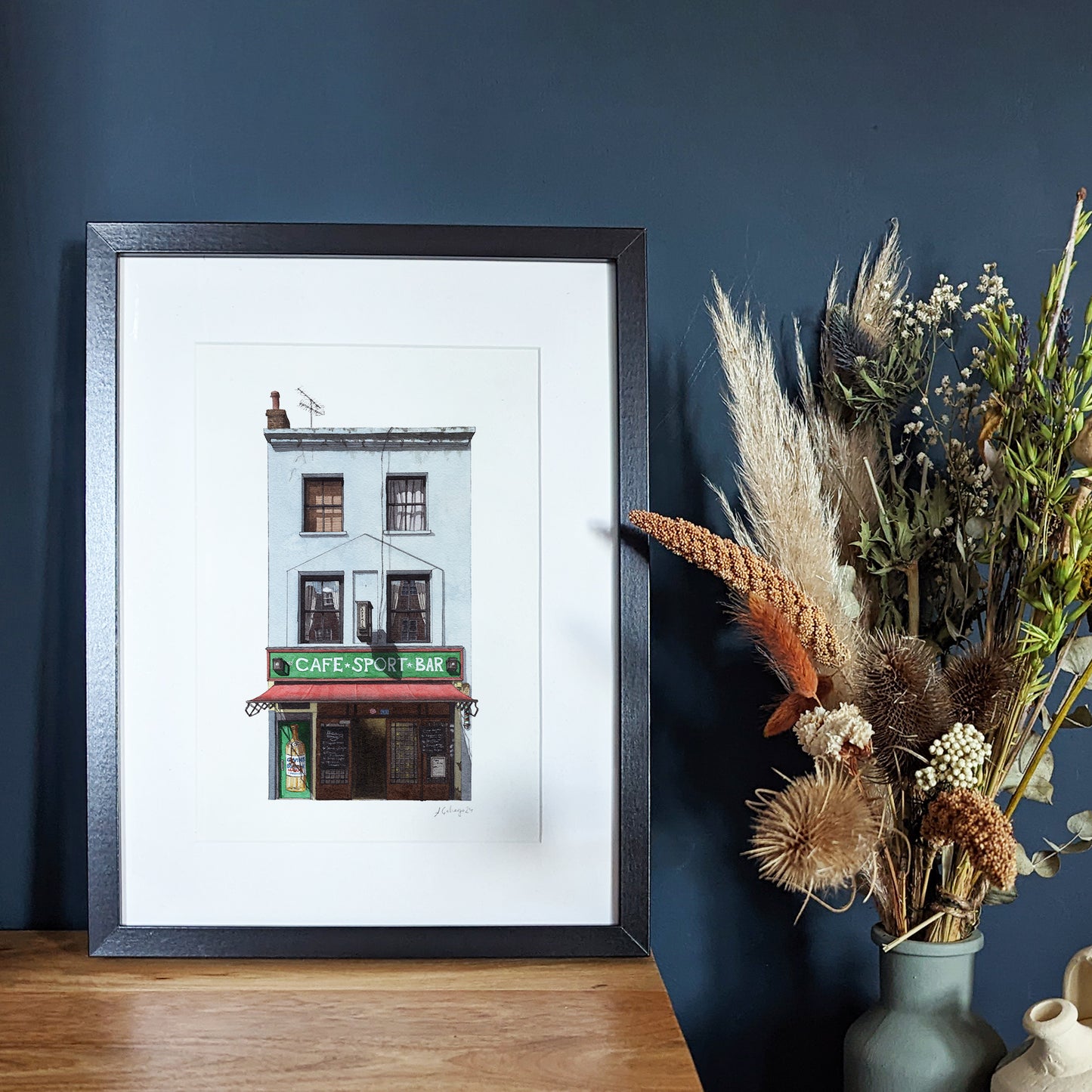Farringdon - Café Kick - Giclée Print (unframed)