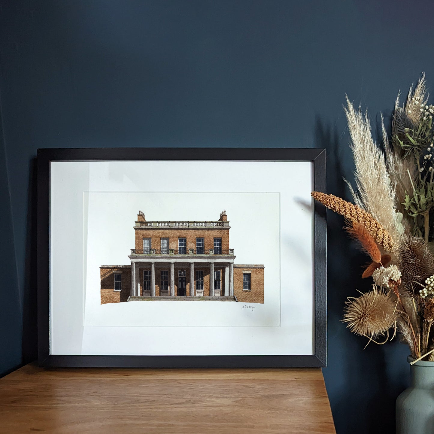 Stoke Newington - Clissold House - Giclée Print (unframed) - Newington Green