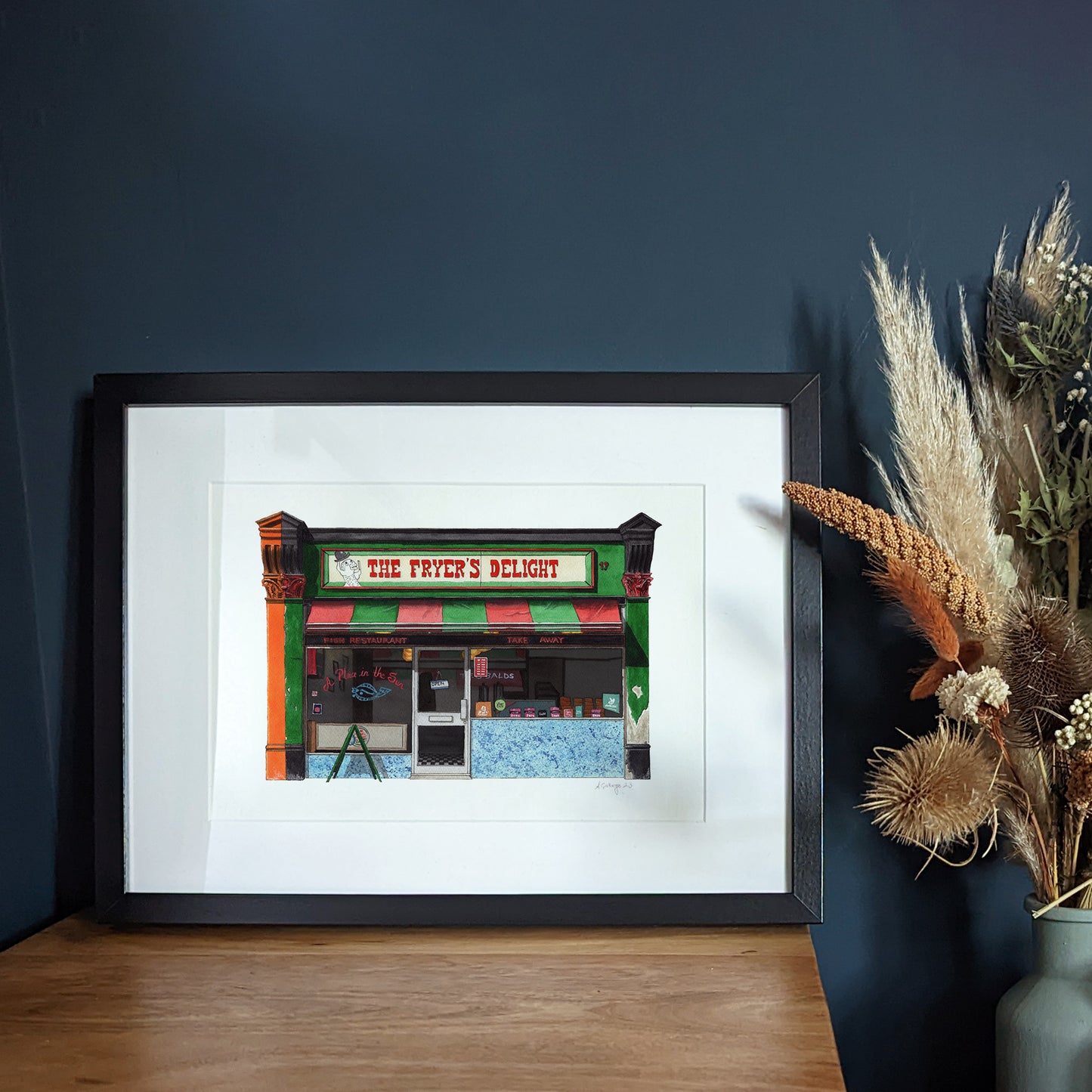 Holborn - The Fryer's Delight - Giclée Print (unframed)
