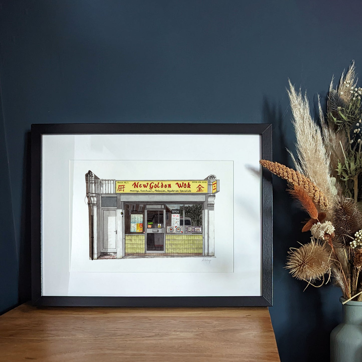 West Norwood - New Golden Wok - Giclée Print (unframed)