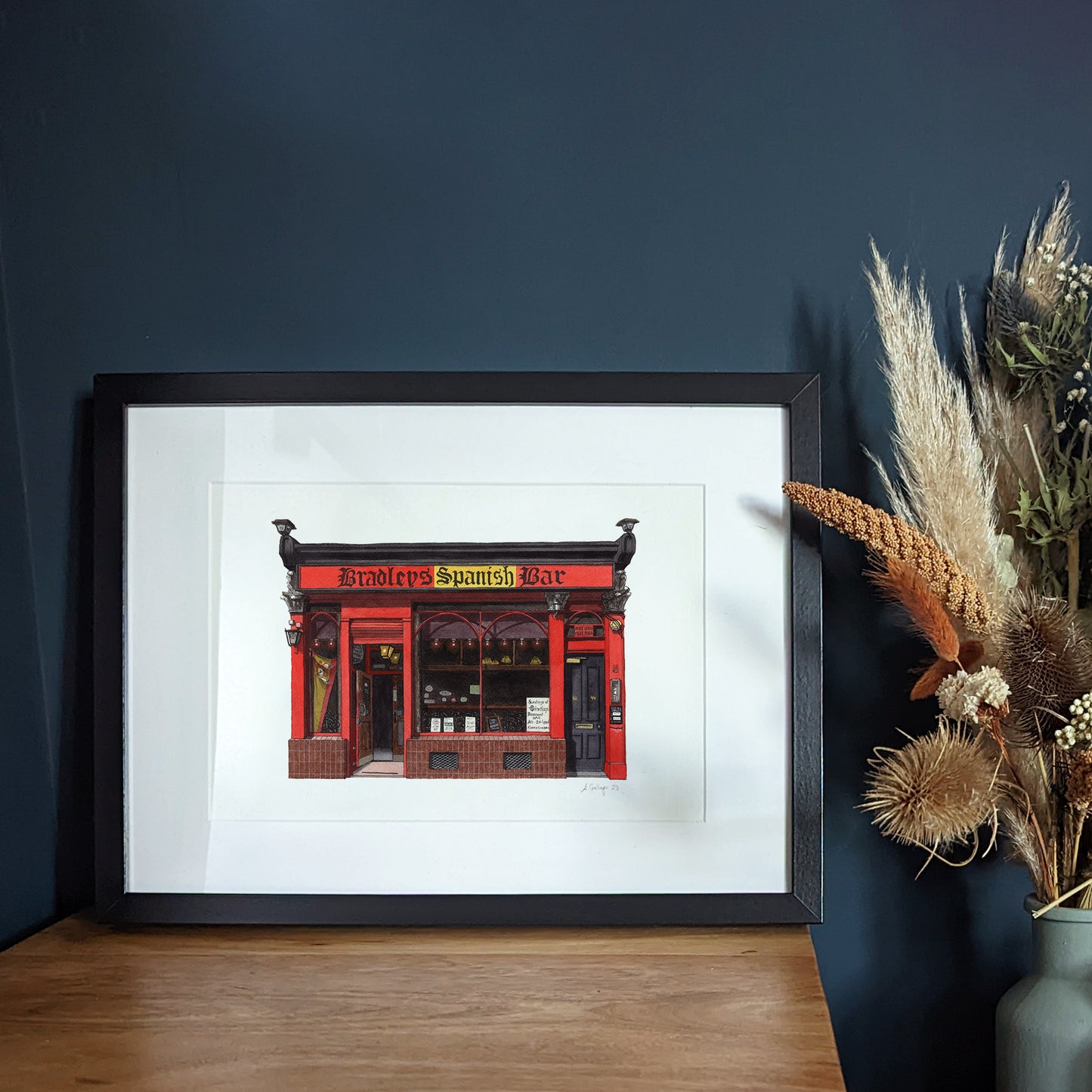Soho - Bradley's Spanish Bar - Giclée Print (unframed)