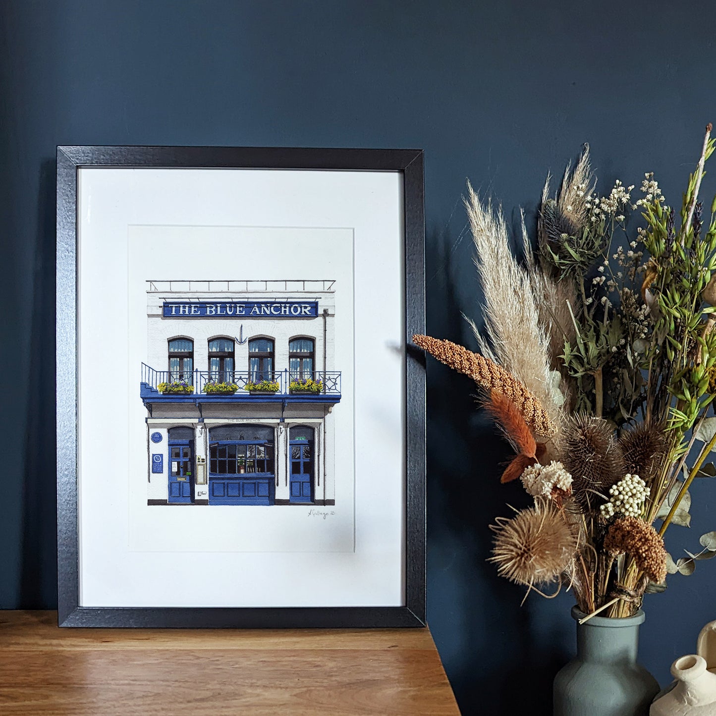 Hammersmith - The Blue Anchor - Giclée Print (unframed)