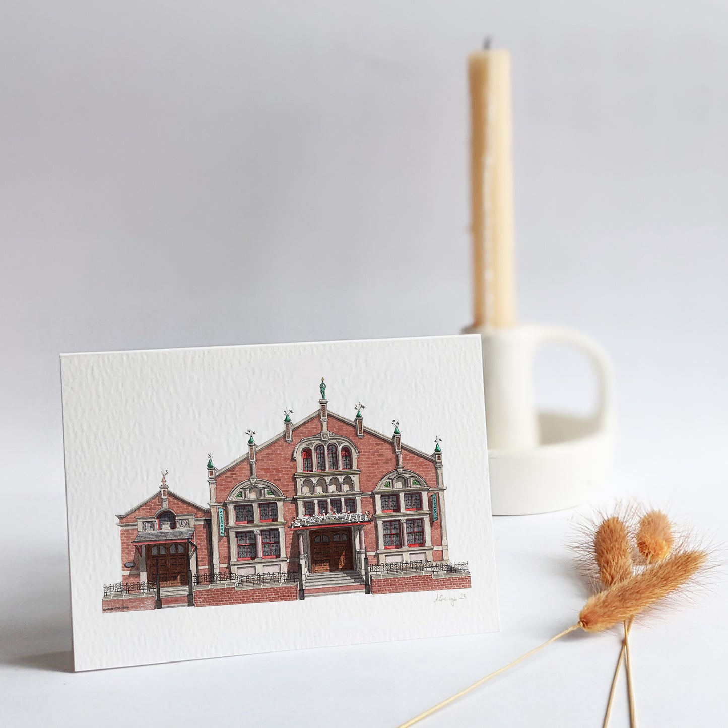 South Norwood - Stanley Hall - Greeting card with envelope