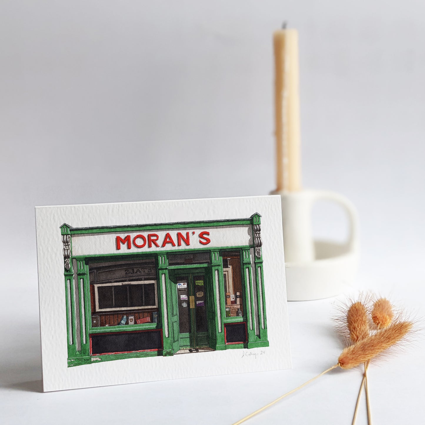 Westport - Moran's - Greeting card with envelope - Co. Mayo, Ireland.