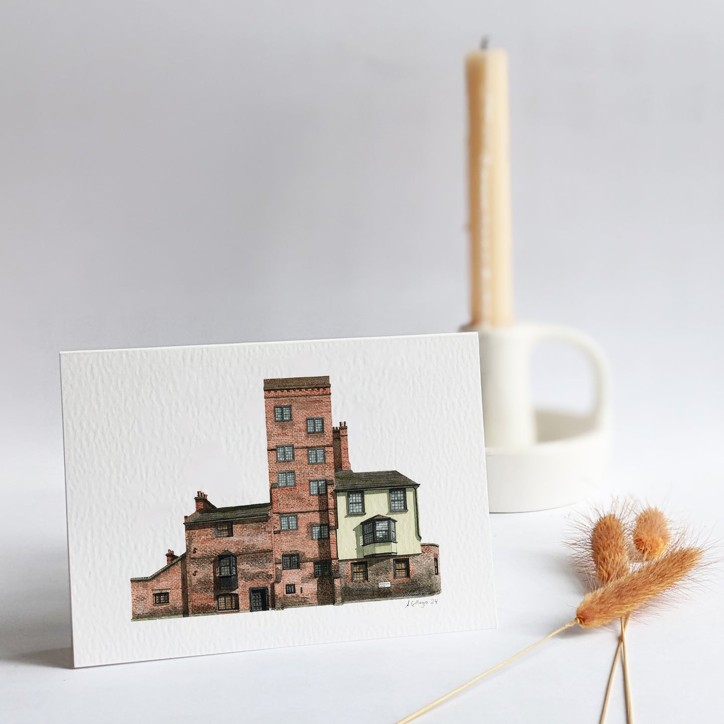 Islington - Canonbury Tower - Greeting card with envelope - Newington Green