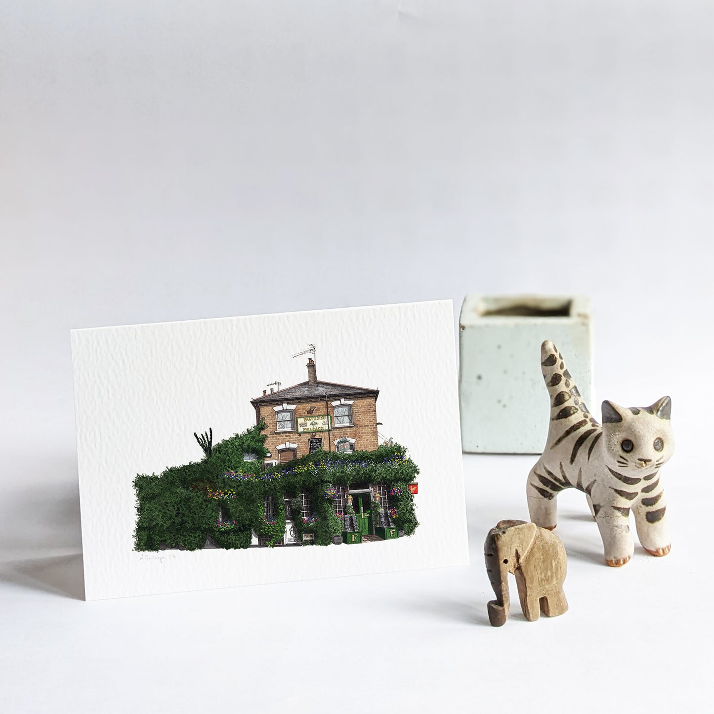 Finsbury Park - Faltering Fullback - Greeting card with envelope - Islington