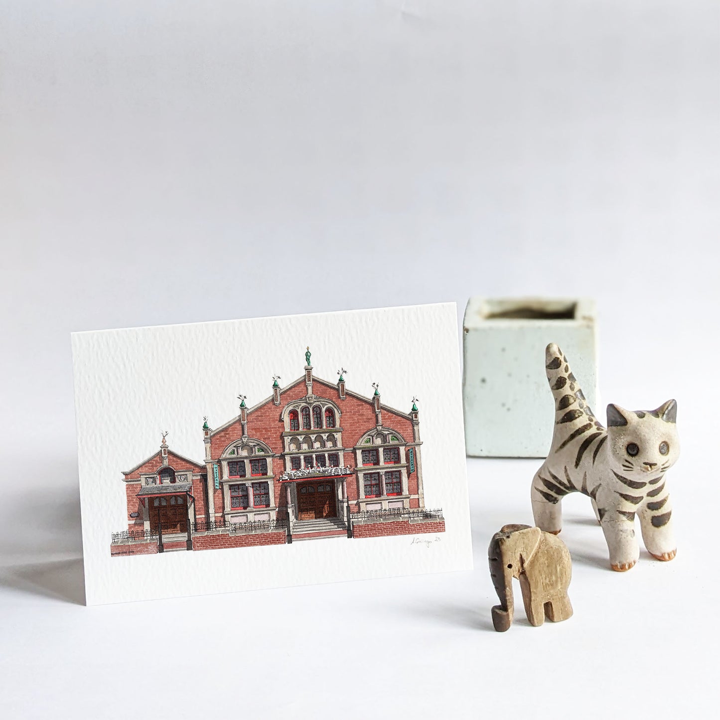 South Norwood - Stanley Hall - Greeting card with envelope