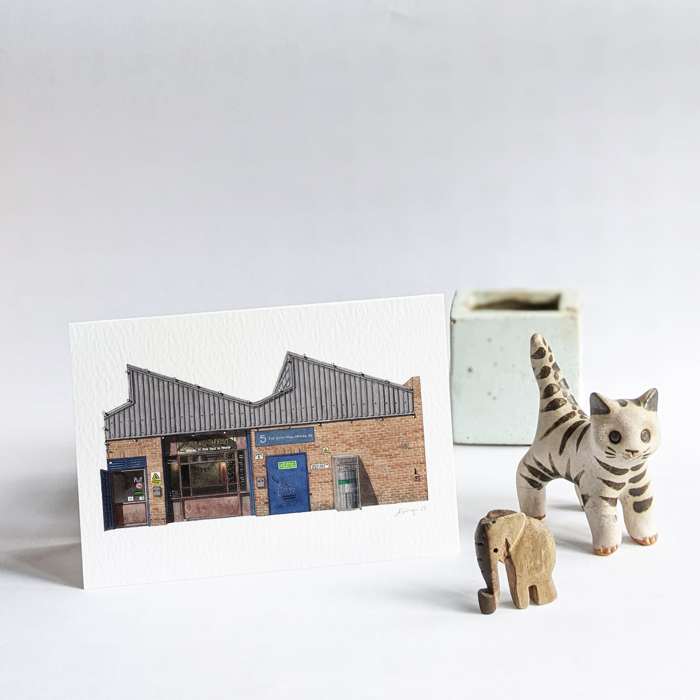 Gipsy Hill Brewery Taproom - Greeting card with envelope