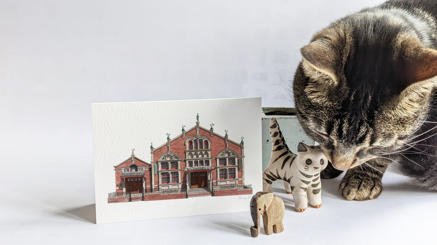 South Norwood - Stanley Hall - Greeting card with envelope